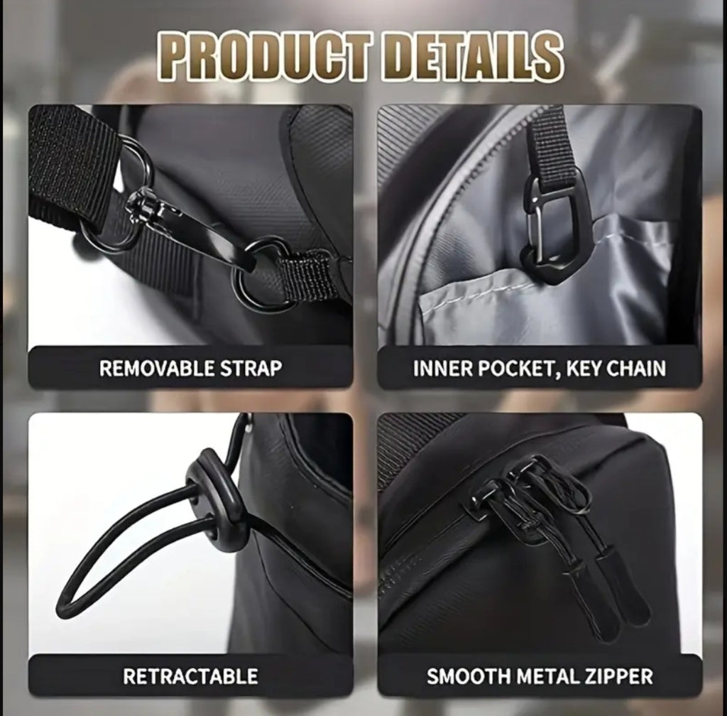 3x Strong Magnetic Fitness Bag - Unisex Gym Water Bottle Holder & Phone/Wallet Storage for Travel, Sports, Cycling, and Workouts.